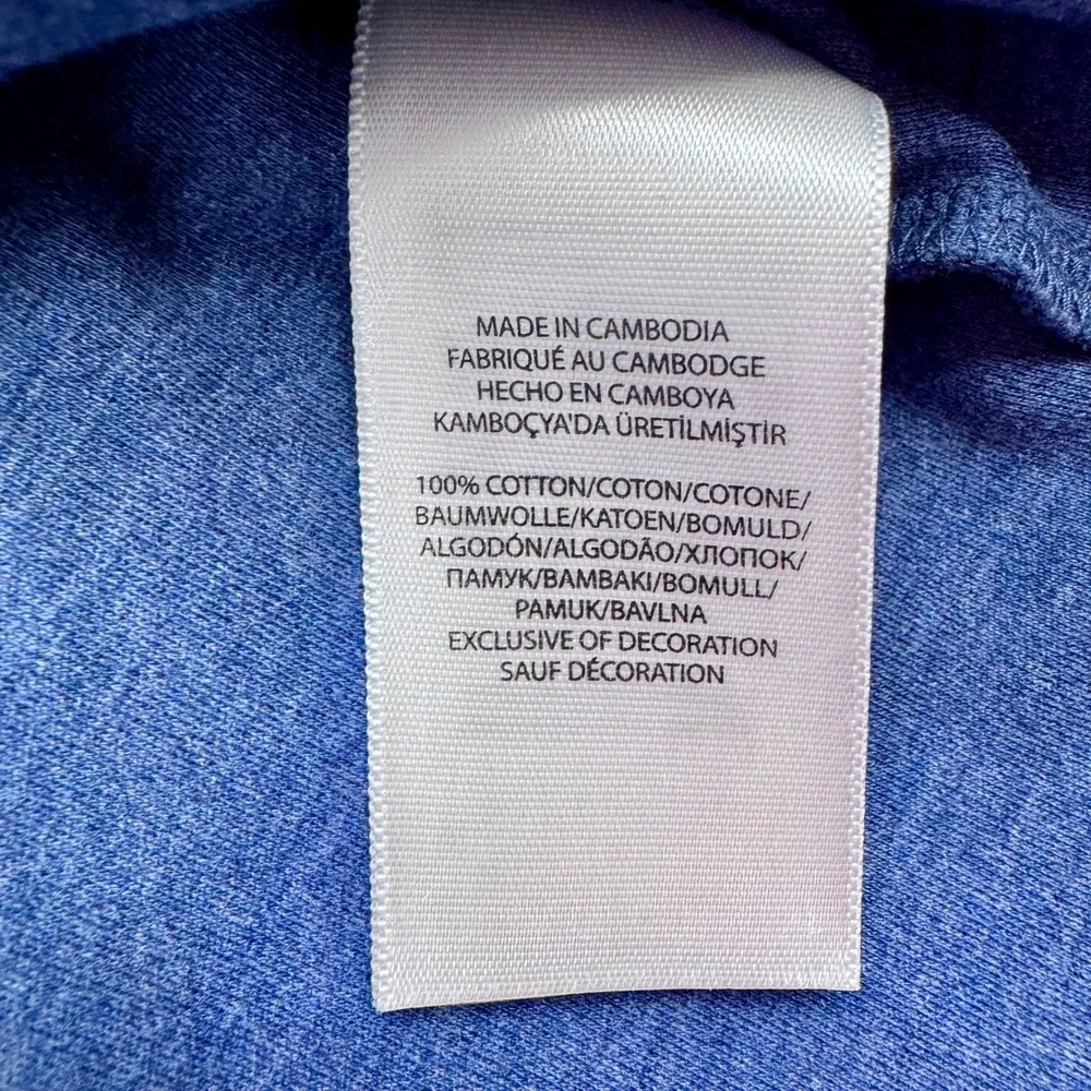 Polo Ralph Lauren Mens XL Classic Fit Blue Heather Short Sleeve Cotton Polo
